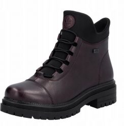 Rieker Booties Bordowe 40 (Y3163-35). Czerwone obuwie sportowe damskie Rieker, bez wzorów. Za 332.64 zł.