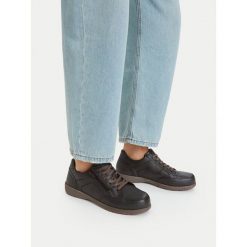 Półbuty Go Soft. Brązowe półbuty damskie GO SOFT, bez wzorów, ze lnu, bez obcasa, na płaskiej podeszwie, bez zapięcia. Za 219.99 zł.