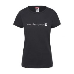 Koszulka turystyczne damska The North Face W NSE Tee. Czarne koszulki sportowe damskie The North Face, xs, bez wzorów, bez kołnierzyka, bez ramiączek, trekkingowe. Za 130.00 zł.