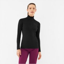 Bluza techniczna trekkingowa damska Viking Admont czarna. Czarne bluzy sportowe damskie Viking, l, bez wzorów, z elastanu, bez kaptura, rowerowe. Za 162.60 zł.