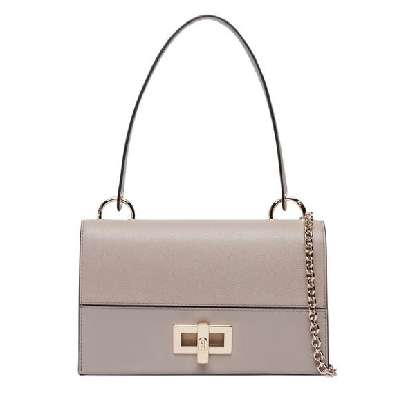 Torebka Furla. Szare torebki do ręki damskie Furla, bez wzorów, klasyczne, bez dodatków. Za 1,709.00 zł.