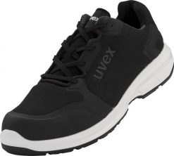 Uvex 1 Sport S1 P SRC shoe black, size 47. Czarne buty sportowe męskie Uvex, bez zapięcia. Za 526.28 zł.