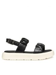 Geox Sandały J Kodette Gir J55DBB 000BC C9999 M Czarny. Czarne sandały dziewczęce Geox, ze skóry, bez zapięcia. Za 159.99 zł.