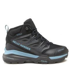 Trekkingi Helly Hansen. Czarne obuwie sportowe damskie Helly Hansen, bez wzorów, trekkingowe. Za 599.99 zł.