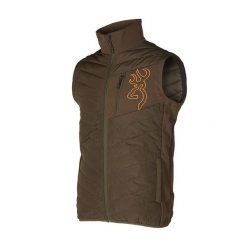 BROWNING Coldkill Hunting Vest Green – S. Zielone kurtki męskie Browning, na zimę, m, bez wzorów, bez kaptura. Za 422.50 zł.