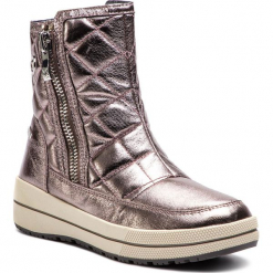 Śniegowce CAPRICE - 9-26454-21 Rose Metallic 510. Żółte kozaki damskie Caprice, ze skóry ekologicznej. Za 249.90 zł.