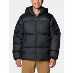 Płaszcz Zimowy Męski Columbia Puffect II. Czarne płaszcze męskie Columbia, na zimę, m, bez wzorów, z syntetyku, eleganckie, bez kaptura. Za 699.00 zł.