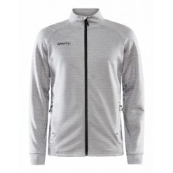 Bluza sportowa męska Craft Adv Unify. Szare bluzy męskie Craft, m, bez wzorów, z poliesteru, bez kaptura, trekkingowe. Za 399.99 zł.