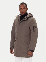 Geox Parka Velletri M5628F T3285 F1432 Brązowy Regular Fit. Brązowe parki męskie Geox, m, bez wzorów, z syntetyku, bez kaptura. Za 1,579.00 zł.