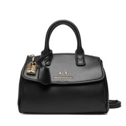 Torebka Armani Exchange. Czarne torebki do ręki damskie Armani Exchange, bez wzorów, klasyczne, bez dodatków. Za 619.99 zł.