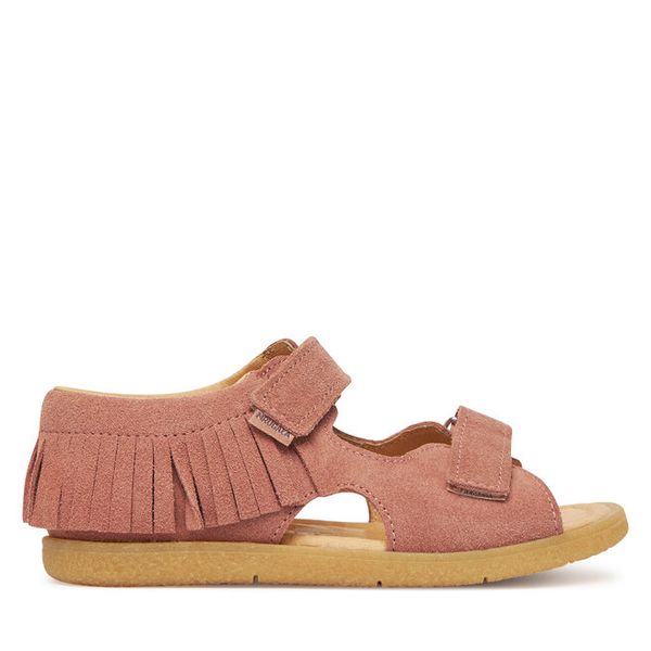 Sandały Mrugała. Czerwone sandały dziewczęce Mrugała, bez zapięcia. Za 349.99 zł.