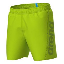 Pánské šortky arena Fundamentals Logo R Beach Boxer. Zielone kąpielówki męskie Arena, m, bez wzorów, do pływania. Za 99.99 zł.