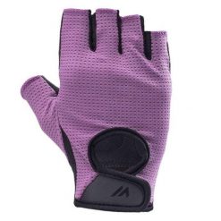 Rękawiczki Treningowe Sofit Bez Palców Dla Kobiet. Fioletowe rękawiczki damskie MARTES ESSENTIALS, bez wzorów, z elastanu. Za 47.95 zł.