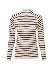 Marie Lund Sweter Kobiety wiskoza beżowy, S. Brązowe swetry damskie Marie Lund, s, bez wzorów, z dzianiny, bez kołnierzyka, bez ramiączek, bez kaptura. Za 159.95 zł.