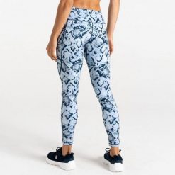 Damskie legginsy Dare 2B Influential II. Niebieskie legginsy sportowe damskie Dare 2b, bez wzorów, z elastanu, na fitness i siłownię. Za 74.20 zł.