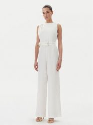 Rinascimento Kombinezon CFC0123796003 Écru Regular Fit. Sukienki damskie Rinascimento, m, bez wzorów, z syntetyku, bez kołnierzyka, bez ramiączek. Za 369.99 zł.
