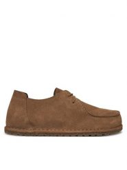 Birkenstock Półbuty Utti Lace 1027274 Brązowy. Brązowe półbuty na co dzień męskie Birkenstock, ze skóry, bez zapięcia. Za 569.99 zł.