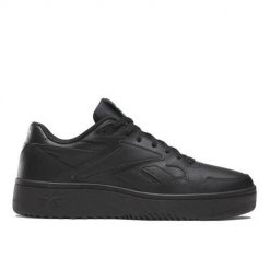 Buty do chodzenia męskie Reebok 100200460. Czarne buty sportowe męskie Reebok, z materiału, bez zapięcia, trekkingowe. Za 279.30 zł.