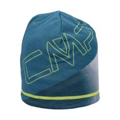 Czapka męska turystyczna CMP 6505502. Niebieskie czapki i kapelusze męskie CMP, bez wzorów, z polaru, sportowe. Za 44.99 zł.