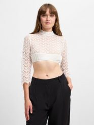 Krüger Dirndl bluzka dirndl Kobiety biały, 38. Białe bluzki damskie Krüger Dirndl, bez wzorów, z koronki, bez kołnierzyka, bez ramiączek. Za 299.95 zł.