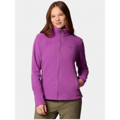 Sweter damski Columbia Fast Trek II. Fioletowe kardigany damskie Columbia, m, bez wzorów, z polaru, sportowe, bez kołnierzyka, bez ramiączek, bez kaptura. Za 182.99 zł.