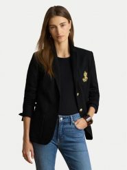 LAUREN RALPH LAUREN Marynarka Bullion 200797305500 Czarny Regular Fit. Czarne żakiety damskie Lauren Ralph Lauren, m, bez wzorów, z bawełny. Za 1,499.00 zł.