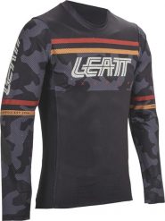 Koszulka rowerowa LEATT Jersey MTB Gravity 4.0. Czarne koszulki sportowe męskie LEATT, xl, bez wzorów, z jersey, bez kołnierzyka, bez ramiączek, rowerowe. Za 369.35 zł.