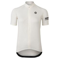 Damski jersey Agu Core Essential. Białe koszulki sportowe damskie AGU, bez wzorów, z jersey, bez kołnierzyka, bez ramiączek, rowerowe. Za 431.50 zł.