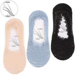 Baleriny Damskie Moraj Mix Kolor 3 Pary. Czarne baleriny damskie Moraj, bez wzorów, z materiału, eleganckie, bez obcasa, na płaskiej podeszwie. Za 29.99 zł.