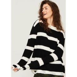 Sweter w paski - Wielobarwn. Swetry damskie marki bonprix. Za 59.99 zł.