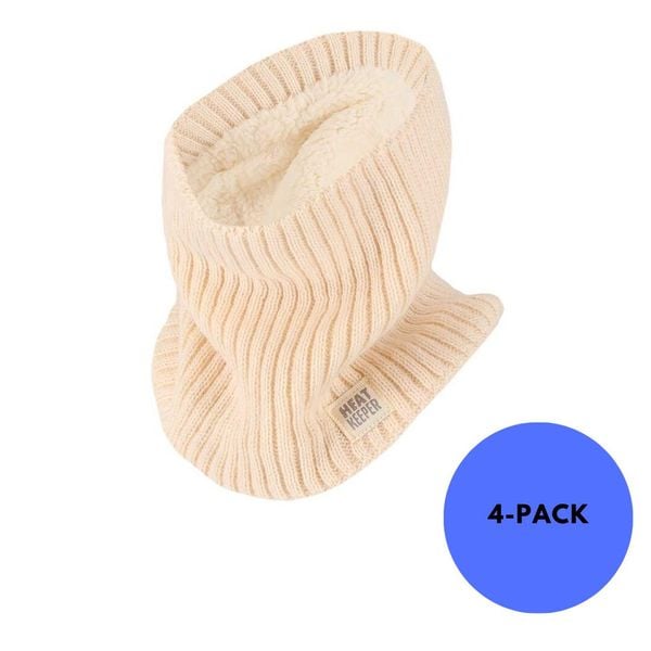Szalik Damski Rozmiar uniwersalny 4 szt. Białe szaliki i chusty damskie HEAT KEEPER, na zimę, bez wzorów, z elastanu, sportowe. W wyprzedaży za 259.00 zł.