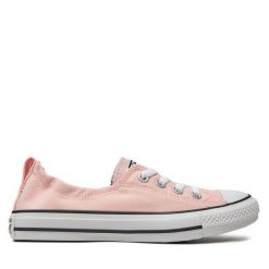 Trampki Converse. Czerwone półbuty damskie Converse, bez wzorów, retro, bez zapięcia. Za 149.99 zł.