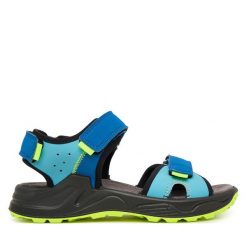 Sandały Primigi. Niebieskie sandały chłopięce Primigi, bez zapięcia. Za 279.99 zł.