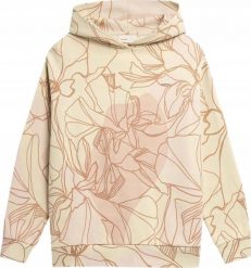 Outhorn Bluza damska Outhorn kremowa OTHAW22TSWSF073 12S XL. Białe bluzy damskie Outhorn, s, bez wzorów, bez kaptura. Za 131.90 zł.
