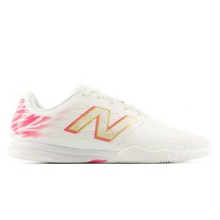 Halówki męskie New Balance FURON PRO IN v8 UF2I8M1 – białe. Białe buty sportowe męskie New Balance, z materiału, bez zapięcia, na fitness i siłownię. Za 449.99 zł.