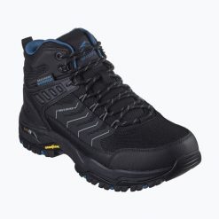 Buty trekkingowe męskie SKECHERS Arch Fit Dawson Raveno. Czarne trekkingi męskie Skechers. Za 408.00 zł.