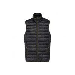 Lekka kurtka puchowa bez rękawów Kariban. Brązowe kurtki męskie KARIBAN, m, bez wzorów, z puchu, bez kaptura. Za 223.00 zł.