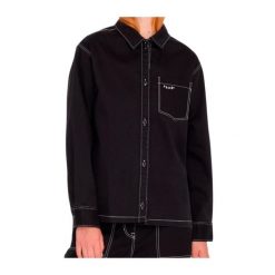 Koszula turystyczna damska Volcom Stone Kraft. Czarne koszule damskie Volcom, s, bez wzorów, z bawełny, casualowe, bez kołnierzyka, bez ramiączek. W wyprzedaży za 333.05 zł.