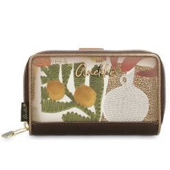 Brązowy Damski Portfel Anekke Edycja Limitowana. Brązowe portfele damskie Anekke, bez wzorów. Za 179.00 zł.