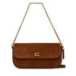 Torebka Coach. Brązowe torebki do ręki damskie Coach, bez wzorów, klasyczne, bez dodatków. Za 1,299.00 zł.
