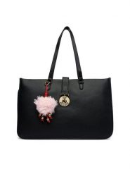 LOVE MOSCHINO Torebka JC4239PP0PKI0000 Czarny. Czarne torebki do ręki damskie Love Moschino, bez wzorów, ze skóry, bez dodatków. Za 1,139.00 zł.