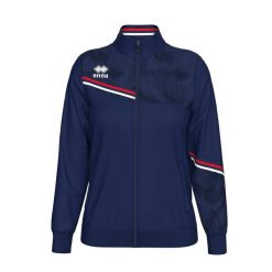 Bluza Errea Estella Kurtka Ad Damskie. Niebieskie kurtki sportowe damskie ERREA, l, bez wzorów, z materiału, bez kaptura, na fitness i siłownię. Za 238.50 zł.