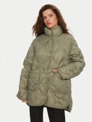 Deha Kurtka przejściowa D12578 Zielony Relaxed Fit. Zielone kurtki damskie Deha, s, bez wzorów, z syntetyku, bez kaptura. Za 1,099.00 zł.