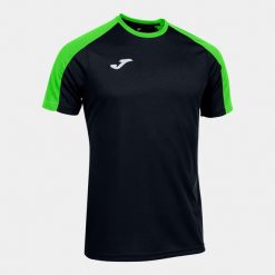 Koszulka do piłki nożnej męska Joma Eco Champioship z krótkim rękawem. Czarne koszulki sportowe męskie Joma, m, bez wzorów, bez kołnierzyka, bez ramiączek, do piłki nożnej. Za 140.99 zł.