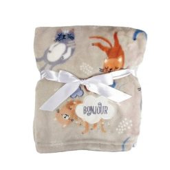 Kocyk RICCO z haftem 75x100. Białe kocyki dla dzieci Multitex, z materiału. Za 55.45 zł.