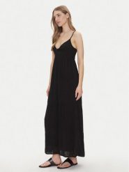 ONLY Sukienka letnia Chiara 15346832 Czarny Regular Fit. Czarne sukienki damskie Only, na lato, xs, bez wzorów, z wiskozy, bez kołnierzyka, bez ramiączek. Za 189.99 zł.