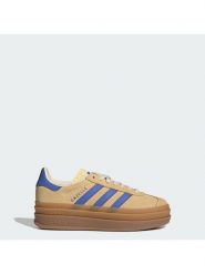 Adidas Sneakersy Gazelle Bold J IH6457 Beżowy. Brązowe buty sportowe dziewczęce Adidas, bez wzorów, ze skóry, bez zapięcia. Za 349.99 zł.