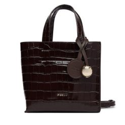Torebka Furla. Brązowe torebki do ręki damskie Furla, bez wzorów, klasyczne, bez dodatków. Za 1,349.00 zł.