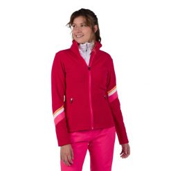 Bluza damska Rossignol Strawpile Fleece Fz. Czerwone bluzy sportowe damskie Rossignol, l, bez wzorów, bez kaptura, narciarskie. Za 400.00 zł.