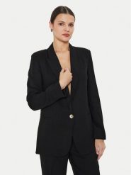 ViCOLO Marynarka TB1561 Czarny Regular Fit. Czarne żakiety damskie ViCOLO, m, bez wzorów, z wiskozy. Za 399.99 zł.